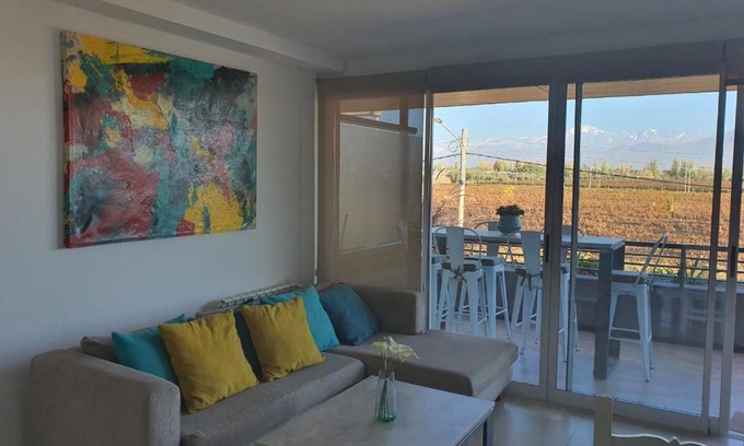 Vistalba Apartment | Increíble departamento en Luján de Cuyo, imponente vista a la montaña
