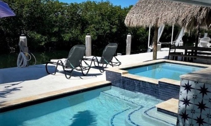 Islamorada House | Islamorada Boaters Paradise with 70' Dock and private beach access.