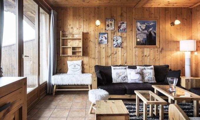 Les Eucherts Ski Chalet | Kandahar Chalet MMV Le Kitz - Mountain Collection - 7 Room Triplex Chalet 12 People