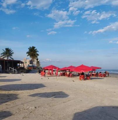 Mongagua Apartment | Kitnet Centro Mongaguá Beira Mar - com garagem