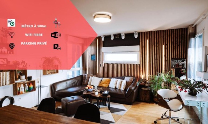 Aubervilliers Apartment | L'Échappée Parisienne - Canal St-Denis