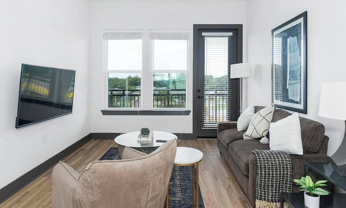 St. Nicholas Apartment | Landing | Incredible 1BD, Clubhouse, Pool