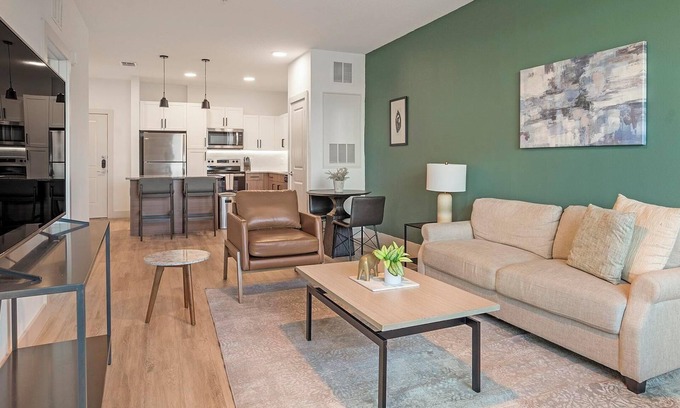 Sanford Apartment | Landing | Modern 1BD, Gym, Pool