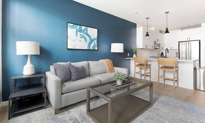 Civic Center Apartment | Landing | Stylish 1BD, Rooftop Lounge, Gym