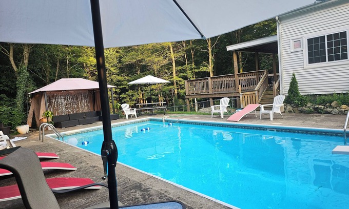 Avon House | Large home in charming Avon with WiFi, AC, Deck, & Pool Perfect for families