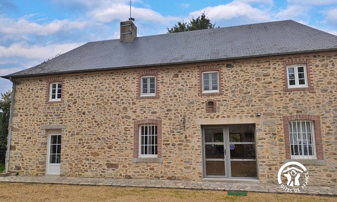 Andouille Cottage | Large renovated stone house with fireplace, piano, and WiFi in Andouillé