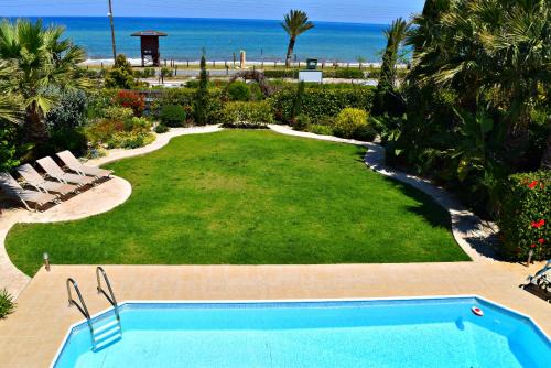 Latchi Villa | Latchi Beach Front Villa - Private Heated Pool - Amazing Uninterrupted Sea Views
