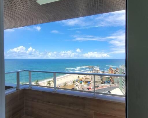 Amaralina Apartment | Lindo e novo apto com vista para o mar de Pituba c/garagem