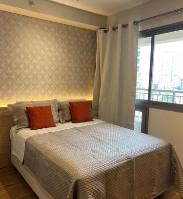 Santo Amaro Apartment | Lindo Studio Atmosfera 360 Novo Próximo ao Metro e Consulado