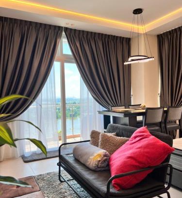 Kuching Apartment | LoFF Suite River View 2 Bedroom at Kuching Riverine Resort
