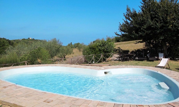 Granarola Apartment | Lovely apartment for 2 guests with A/C, pool, WIFI, TV, patio, pets allowed and panoramic view