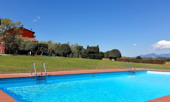 Cascine-La Croce House | LUCCA !NEW!Modern Tuscan country house in the park, pool & breathtaking panorama