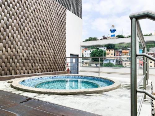 Las Penas Apartment | Lujoso Depa con piscina - jacuzzi y vista al rio desde la habitación