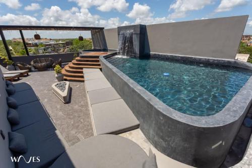 Zama House | Luminous 2 BR with Roof Pool Close to Hotel Zone by Waves Management