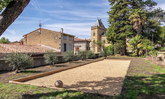 Chalabre House | Luxury Chateau with pool + private gardens in historic South France village