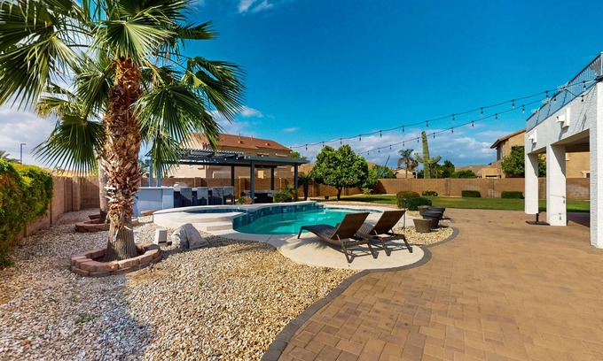 Coronado Ranch House | Luxury home with pool & pool spa, ping-pong, fire pit, & BBQ grill - dogs ok