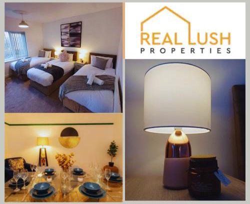 Walsall House | Luxury Three-Bedroom Home By Real Lush Properties in Sutton with Free Parking