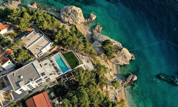 Brela Villa | Luxury villa Colomba in Brela, seafront