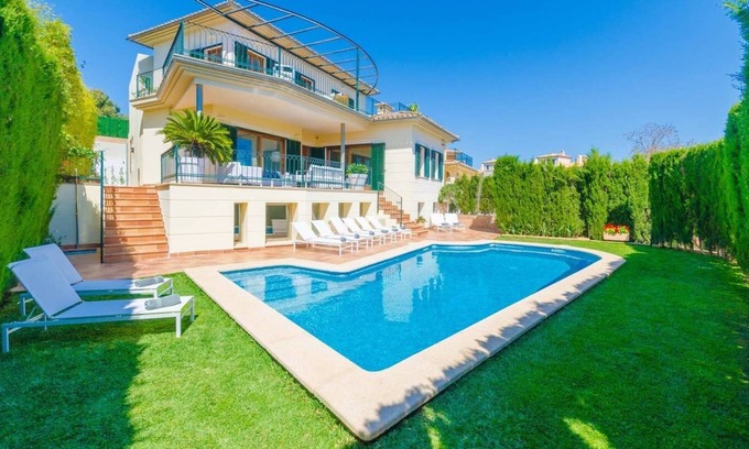Son Vida Villa | Luxury villa in Palma with 6 bedrooms, private pool, garden and Golf Views
