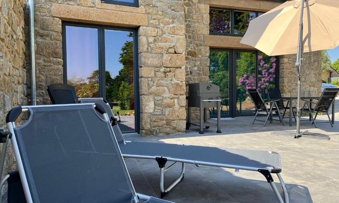 Maen-Roch House | Maison d'hôte avec sauna et jacuzzi à la campagne