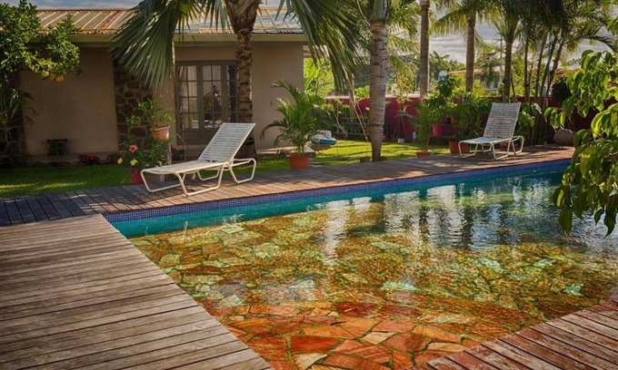 Punaauia House | Maison d'invités dans jardin tropical avec piscine à Tahiti