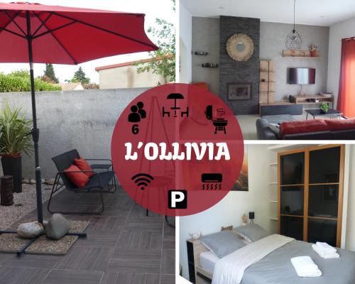 Carcassonne House | Maison L'Ollivia - Terrasse - Parking gratuit