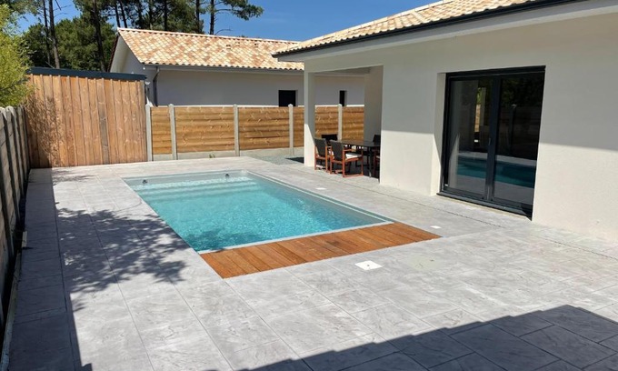 Lacanau Villa | MAISON moderne avec piscine chauffée