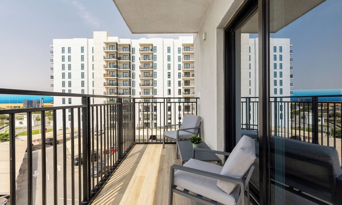 Abu Dhabi Apartment | Maison Privee – Chic Yas Island Escape w/Iconic Ferrari World Vws