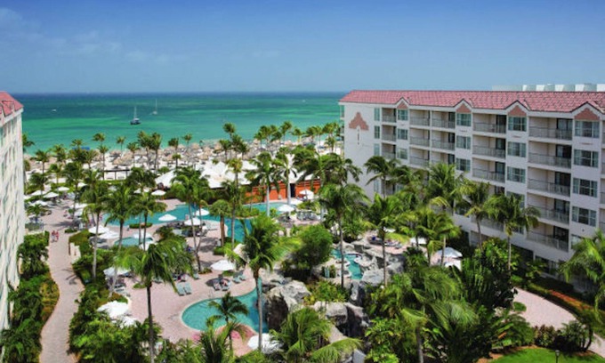 Palm Beach Resort | Marriott Aruba Ocean Club- Palm Beach, Two Bedroom, Villa Oceanfront Resort