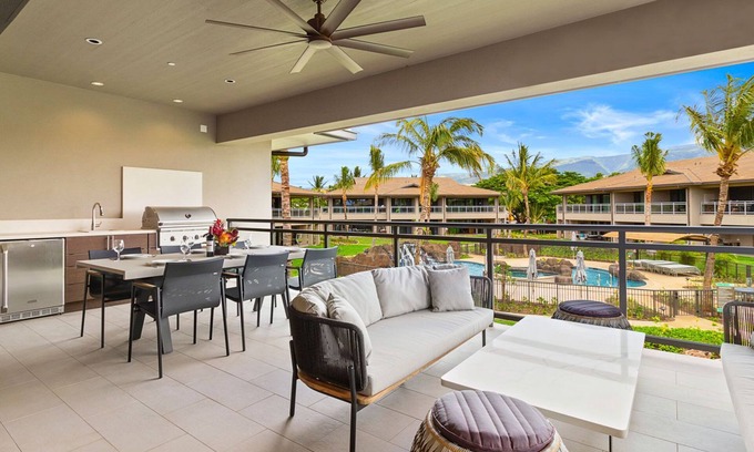 Honokowai Villa | Maui Resort Rentals: Luana Garden Villas 17D – Modern 3BR Villa at Kaanapali’s Newest Luxury Residences!