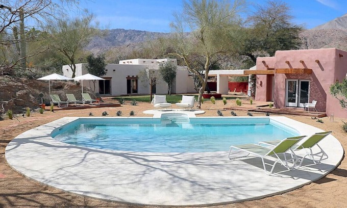 Palm Desert Villa | Mediterranean-modern estate with breathtaking views that sleeps 12