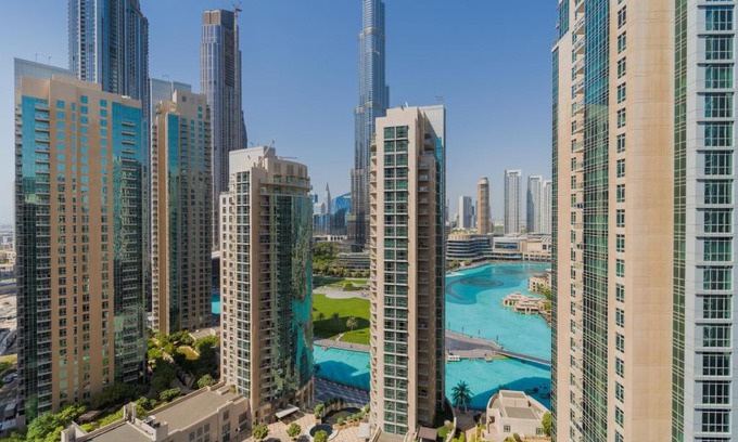 Downtown Dubai Apartment | Modern 2BR in Burj Khalifa View Blvd Central-2002