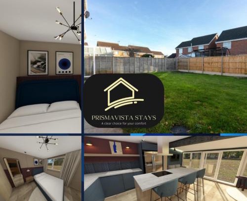 Ellesmere Port House | Modern Home 6bed En-suite Near Cheshire Oaks Near Chester Free Wi-Fi Free Parking Great for Work stays