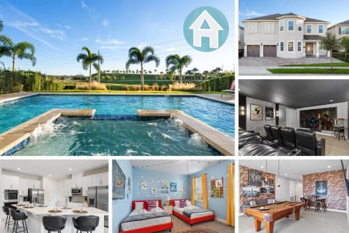 West Kissimmee House | Modern House with Pool, Theater, Game Room, near Disney - 2316