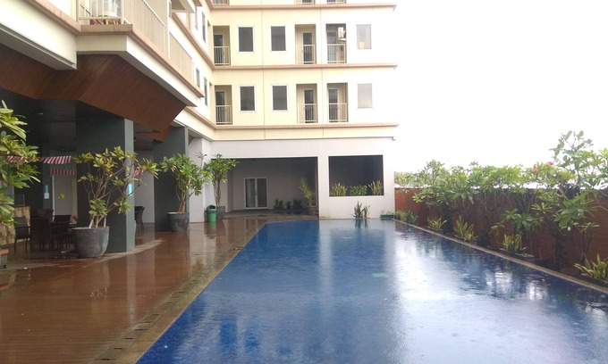Karawang Apartment | Modern Style Studio Tamansari Mahogany Apartment with City View