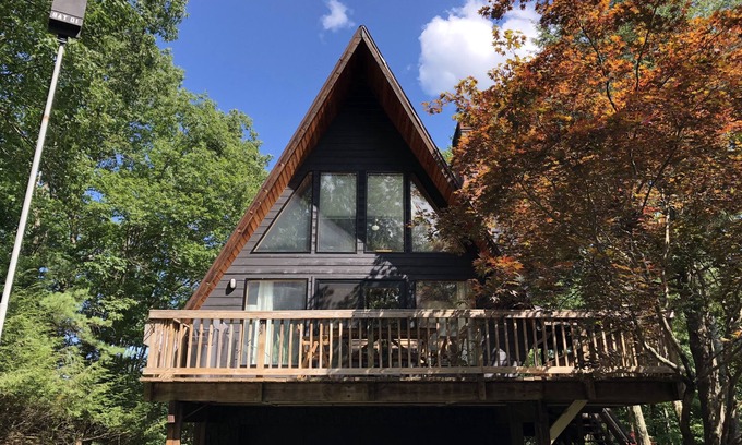 Saugerties House | Modernized A-Frame Chalet in the Heart of the Hudson Valley