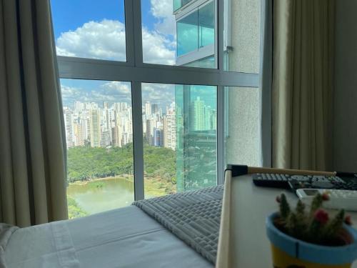 Setor Bueno Apartment | Moderno Flat com vista para o Parque Vaca Brava