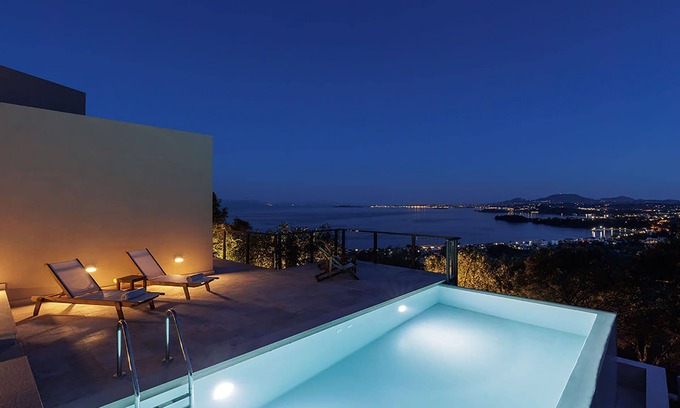 Afra Villa | My Rental Homes - Villa Garcia with infinity pool, equipped terrace and sea view.