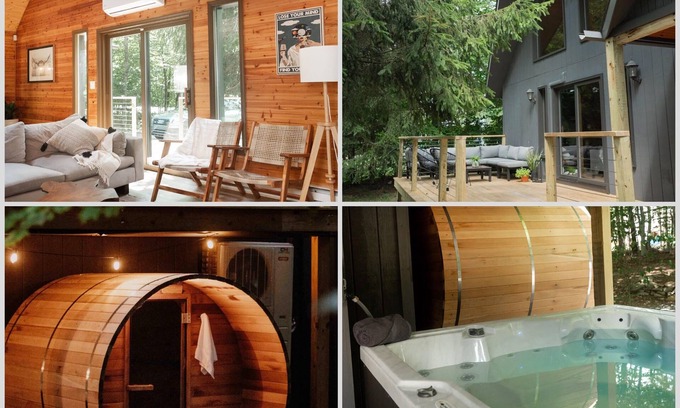 Tobyhanna Cabin | New!A-Frame Cabin/HotTub/Sauna/Fireplace/BBQ/Games