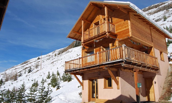 Molines-en-Queyras Ski Chalet | New Chalet, Very Neat Development, South Exposure, View.