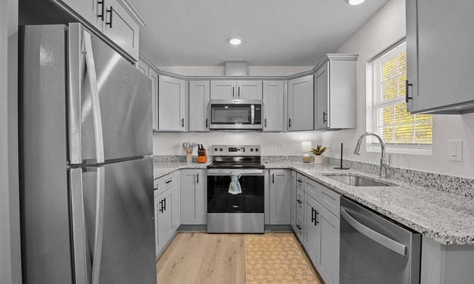 Winston - Salem House | New Custom Built Luxury 3 bed/2 bath Home w Fenced Backyard near Hospitals
