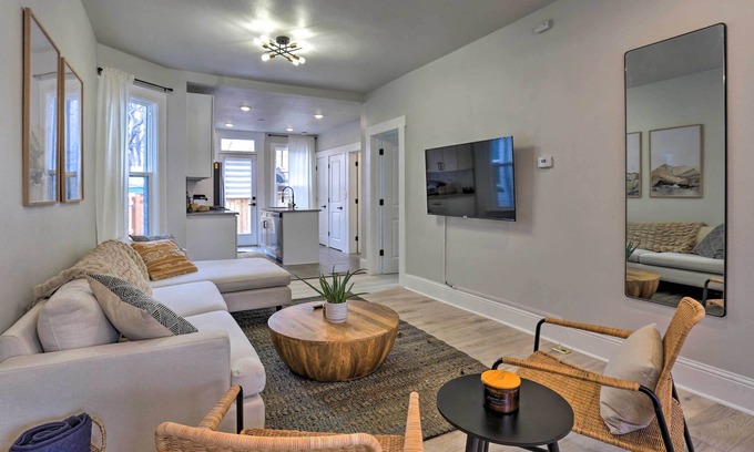 Speer House | NEW! Denver Townhome w/ Patio, Walk to Broadway!