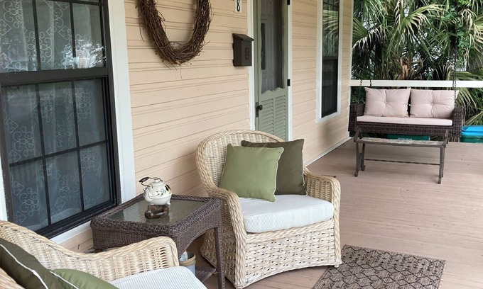 Gulfport Cottage | NEW LISTING! Charming, newly renovated beach cottage gem. Snowbird discount!