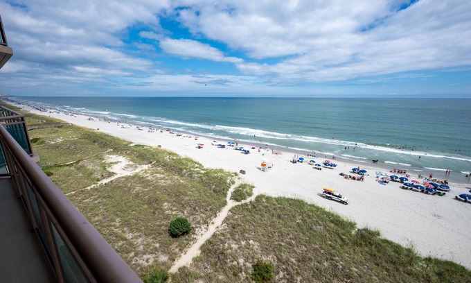 Crescent Beach Condo | Newest Bahama Sands,Direct Oceanfront View, Pools!