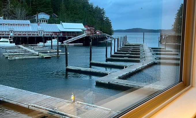 Telegraph Cove Apartment | Ocean Front Condo in Awe Inspiring Telegraph Cove, BC