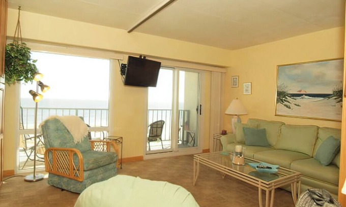 South Rehoboth Condo | OCEAN FRONT CONDO. ENJOY YOUR MORNING COFFEE SITTING ON YOUR PRIVATE BALCONY WATCHING THE SUNRISE.