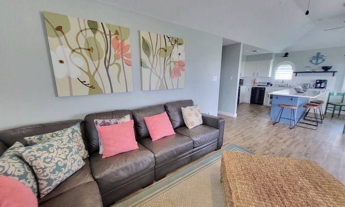 Terramar Beach House | Ocean View Retreat! Pets, Fenced, Community Pool