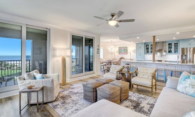 Fernandina Beach Condo | Oceanfront | Completely Renovated | Luxury 3rd Floor Sea Dunes Villa