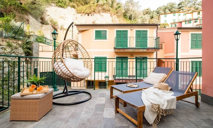 Portofino Apartment | Olive Bay Terrace in Portofino - 5min from Piazzetta
