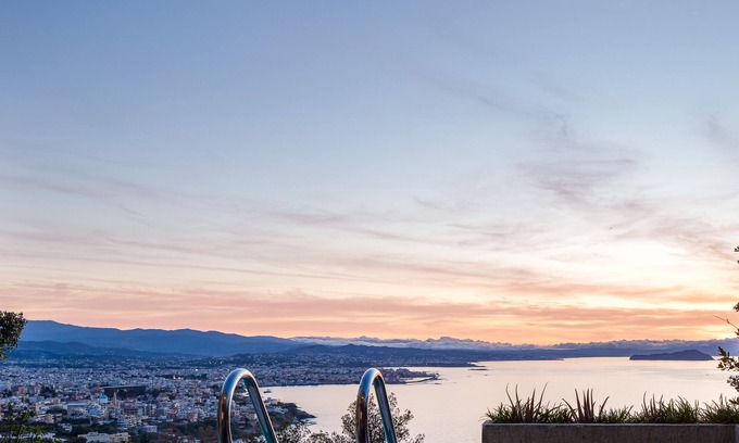 Chania Villa | Omnia Villa II - Heated Pool Dazzling Seaview